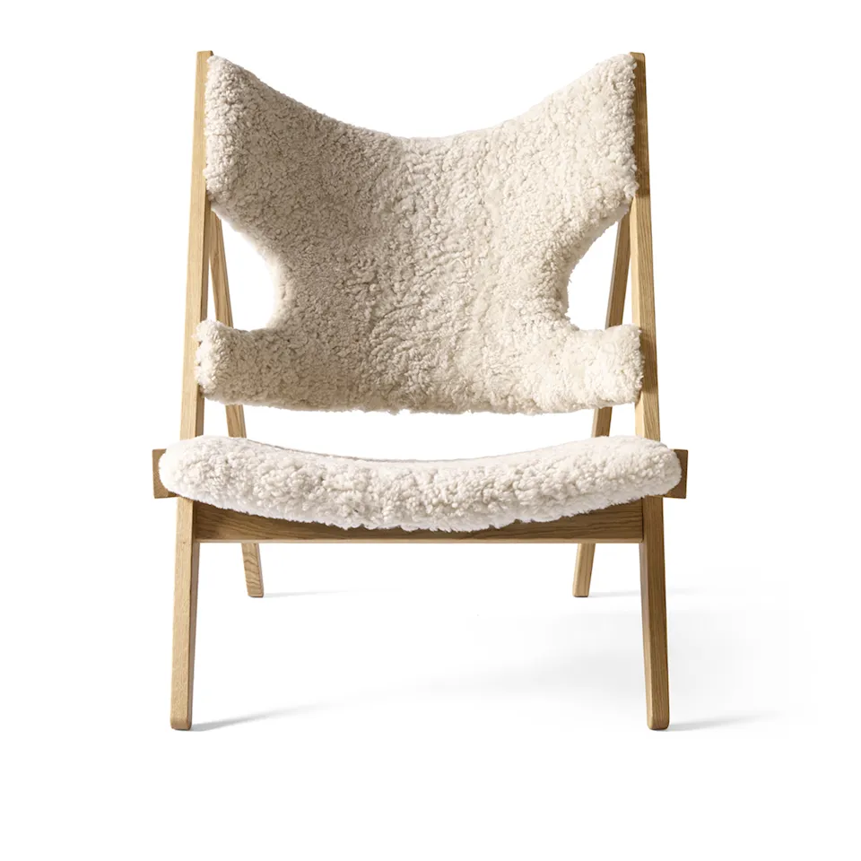 Knitting Lounge Chair Sheepskin