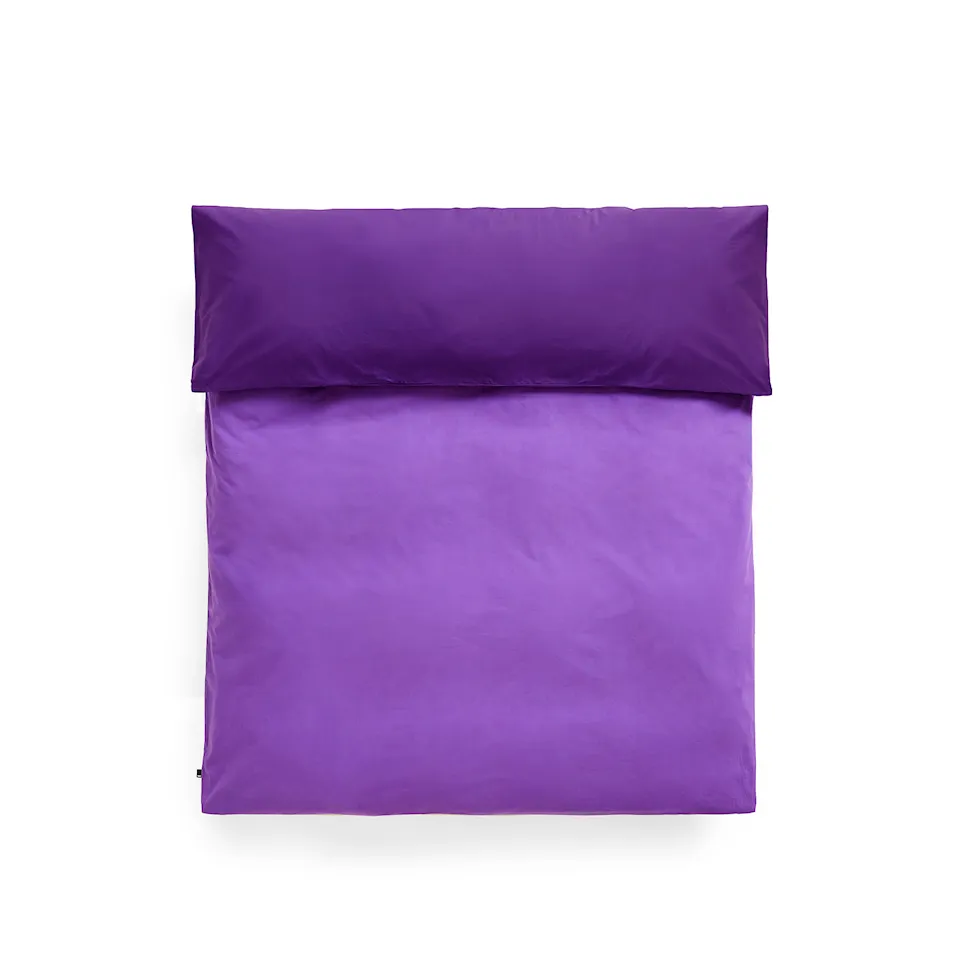 Duo Duvet Cover 150 x 210 - Vivid purple