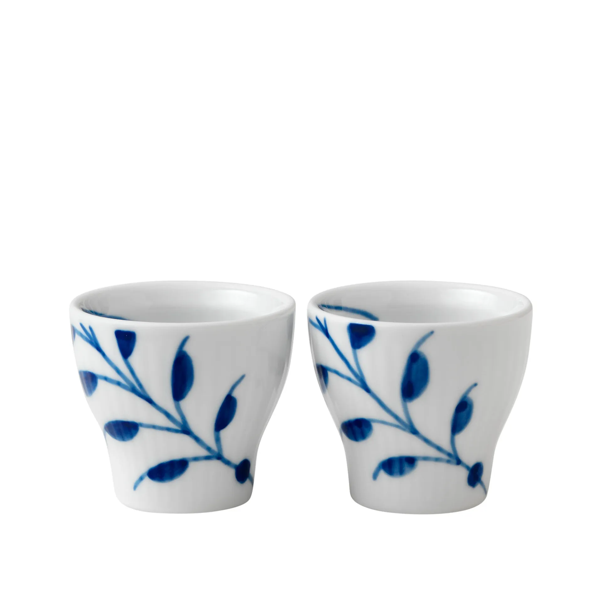 Blue Fluted Mega Egg Cup 5 cm 2 pcs - Royal Copenhagen - NO GA