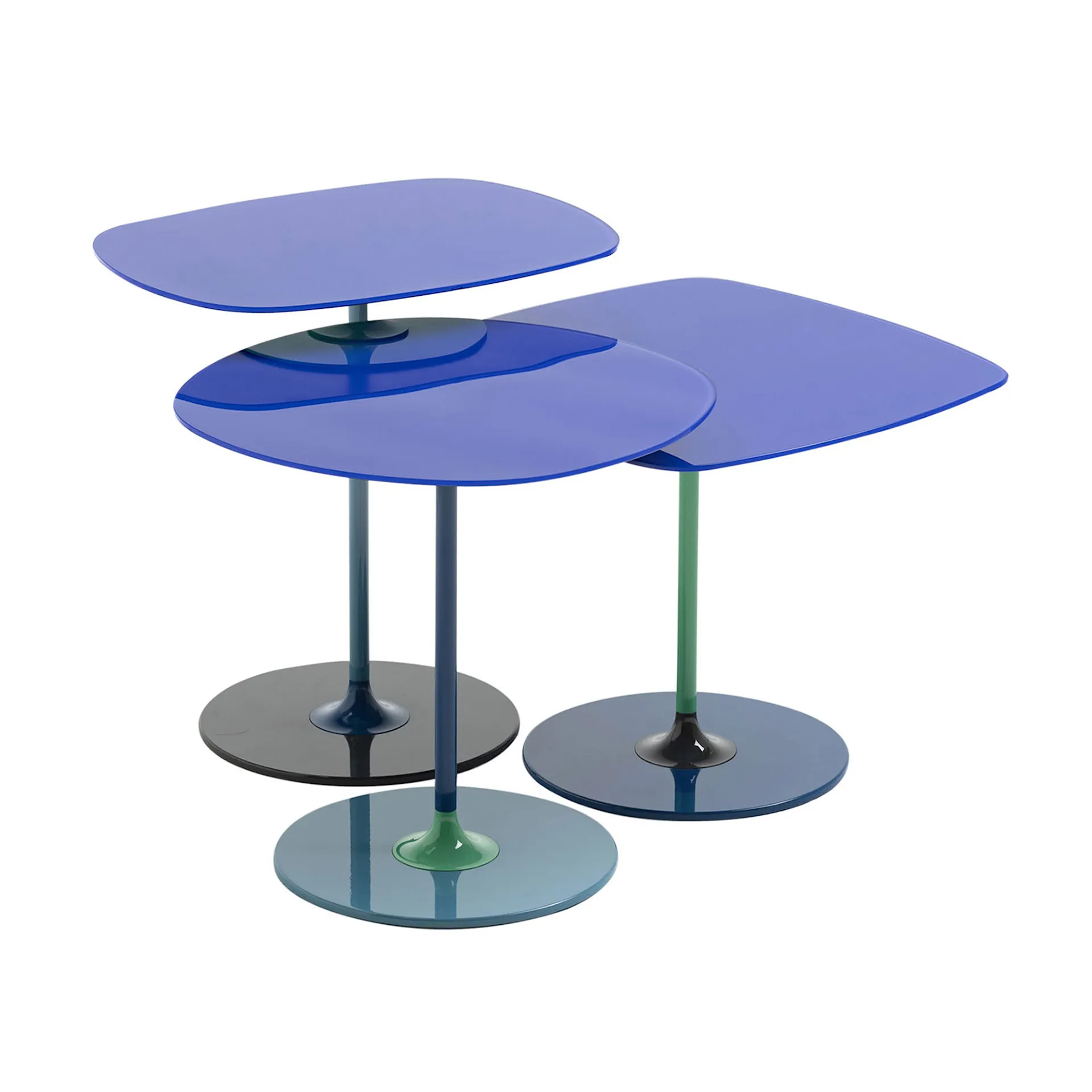 Thierry Table Set - Kartell - Piero Lissoni - NO GA