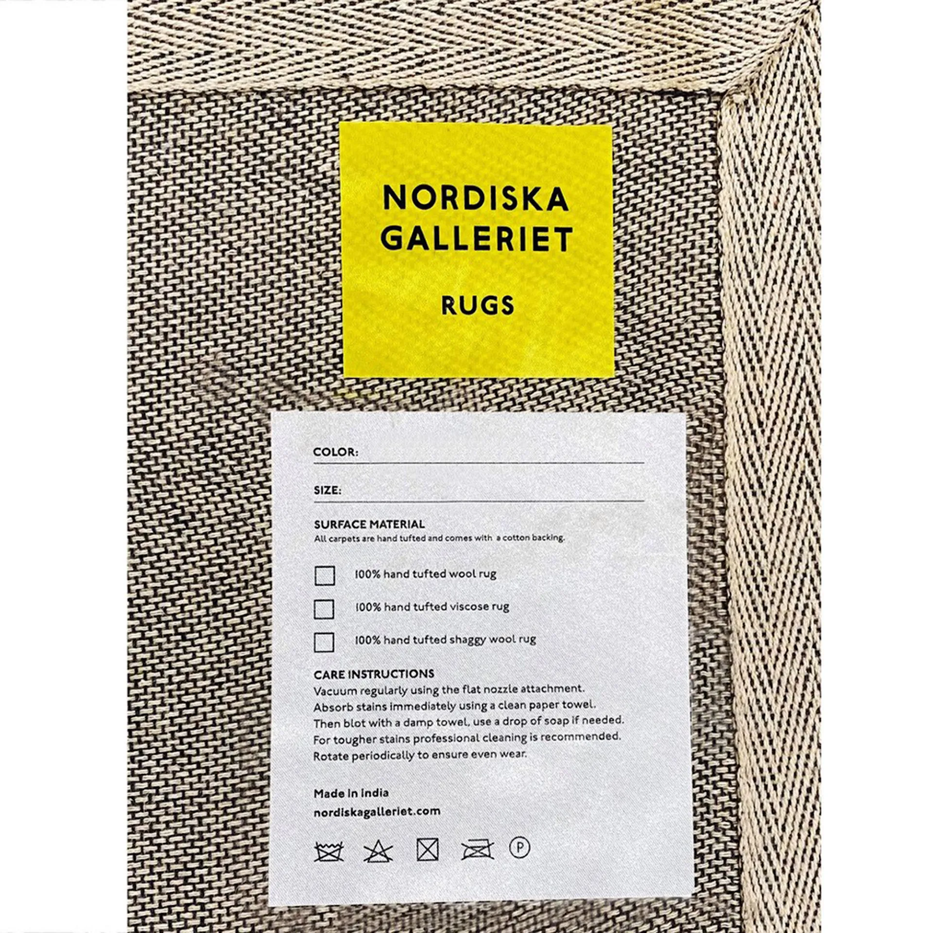 Solid Wool Rug - Pale Silver - Nordiska Galleriet Rugs - NO GA