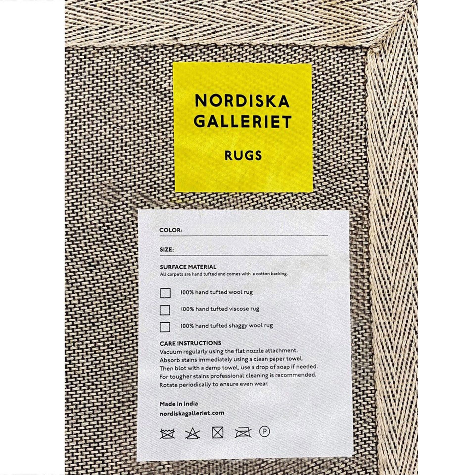 Solid Wool Rug Pale Silver - Nordiska Galleriet Rugs - NO GA