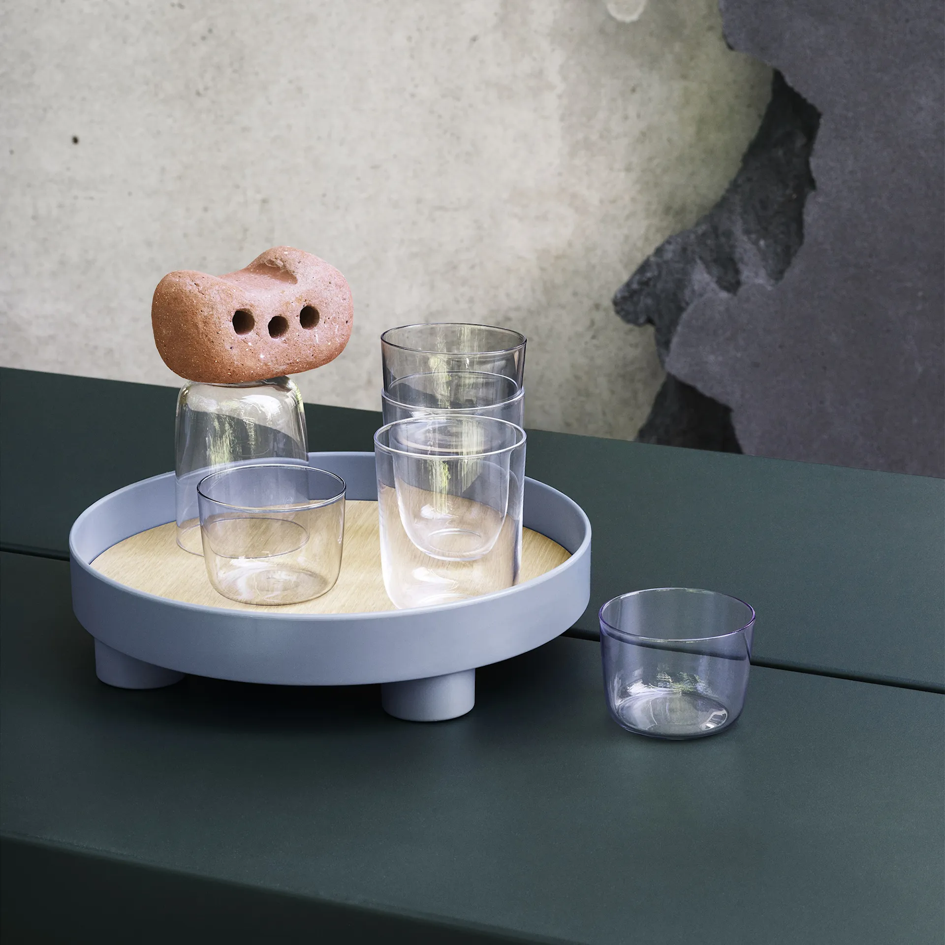 Corky Glasses Low, Clear - Muuto - Andreas Engesvik - NO GA