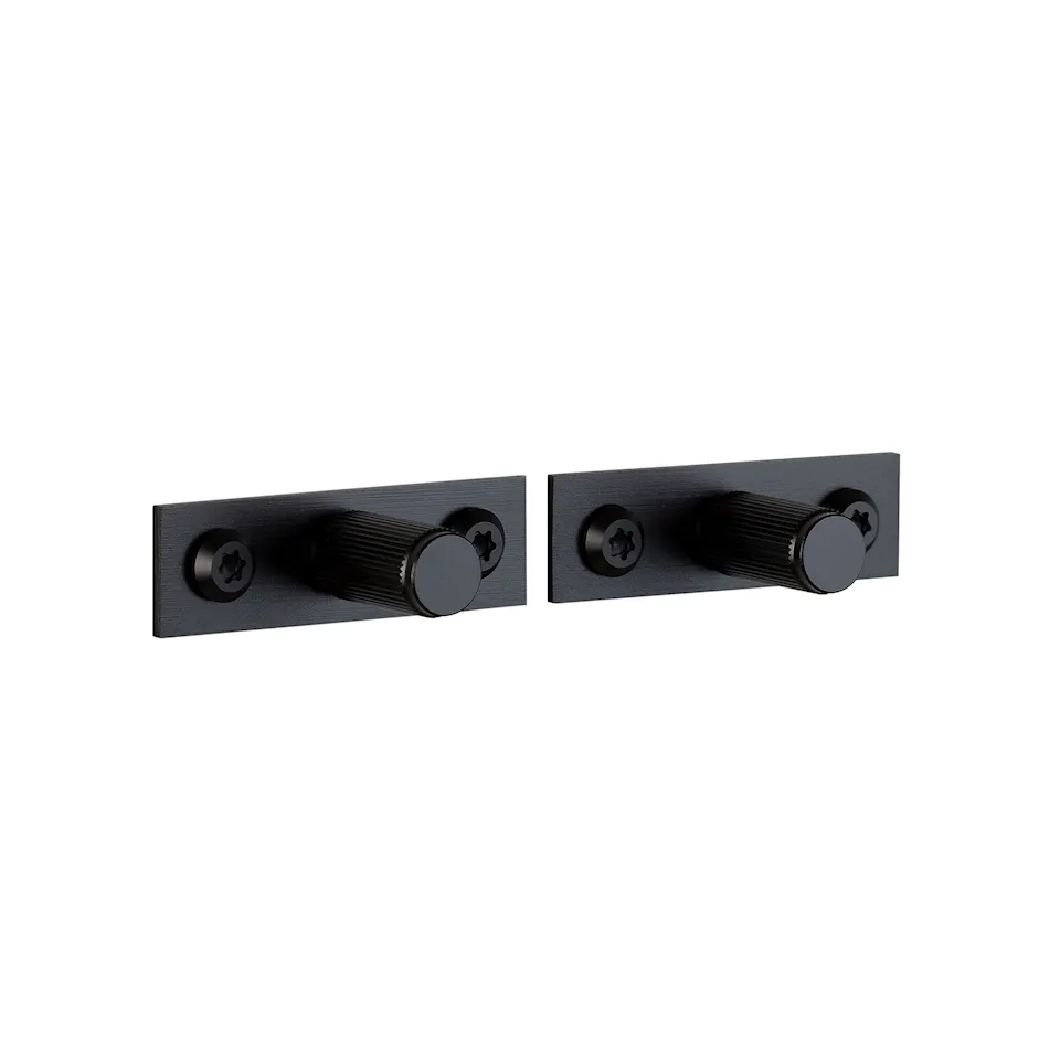 Furniture Knob Plate Linear 2-pack