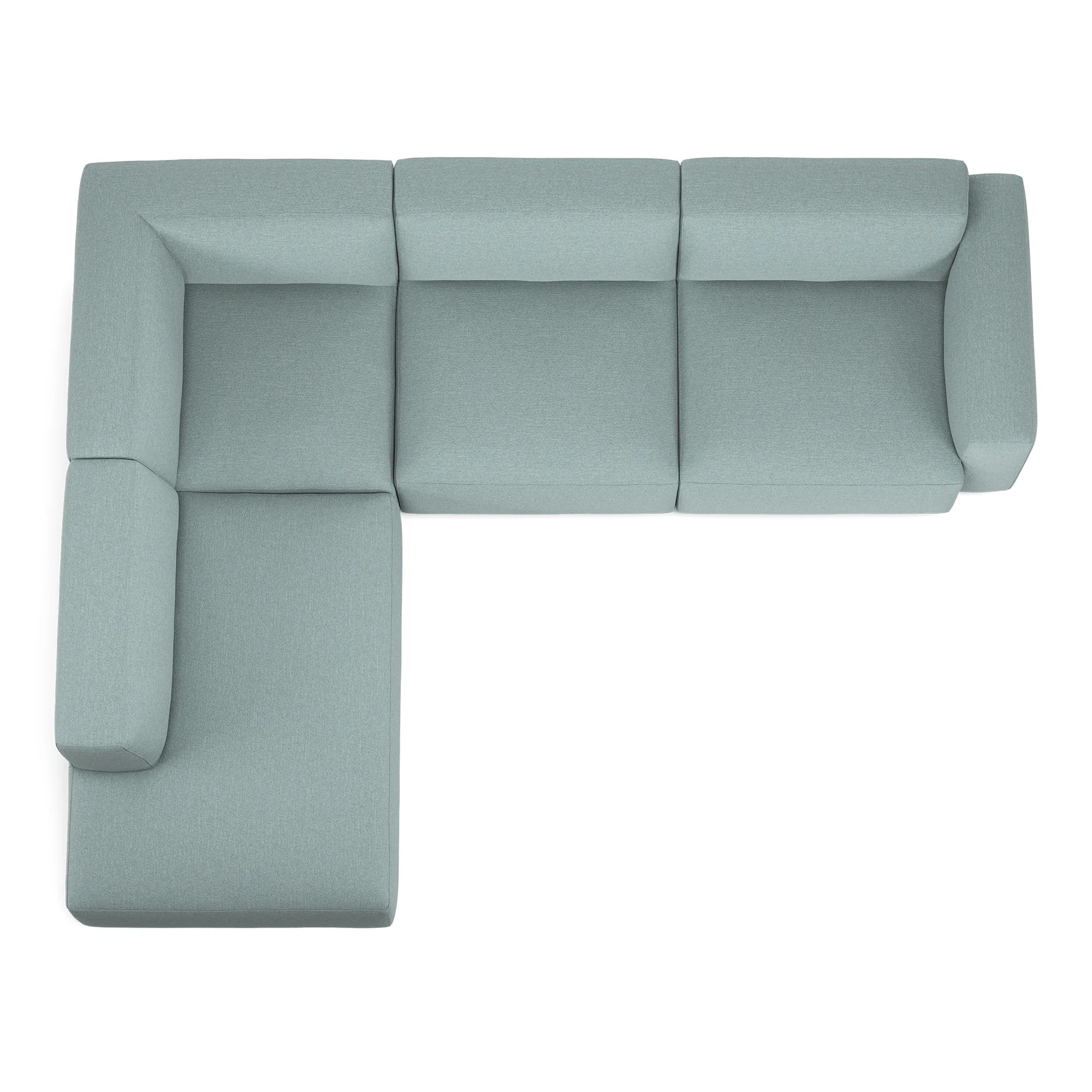 Brick 4-Seater Corner Open End Left - 8