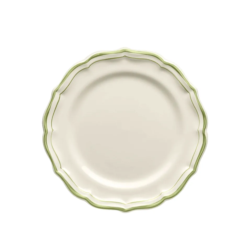 Filet desserttallrik 4-pack grön