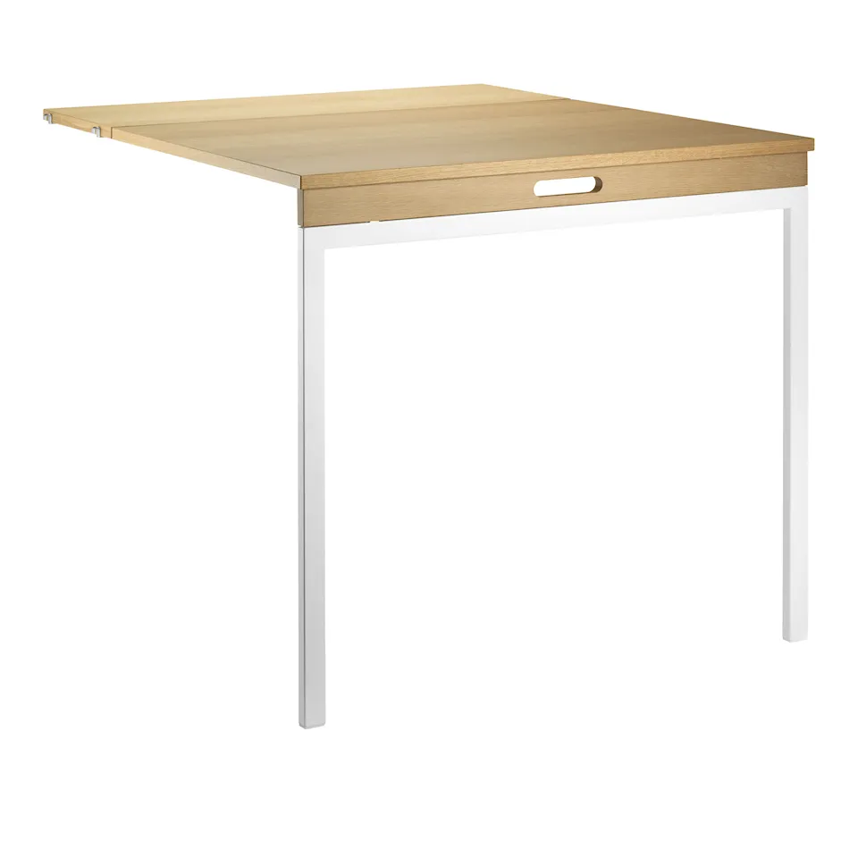 String Folding Table Oak/White