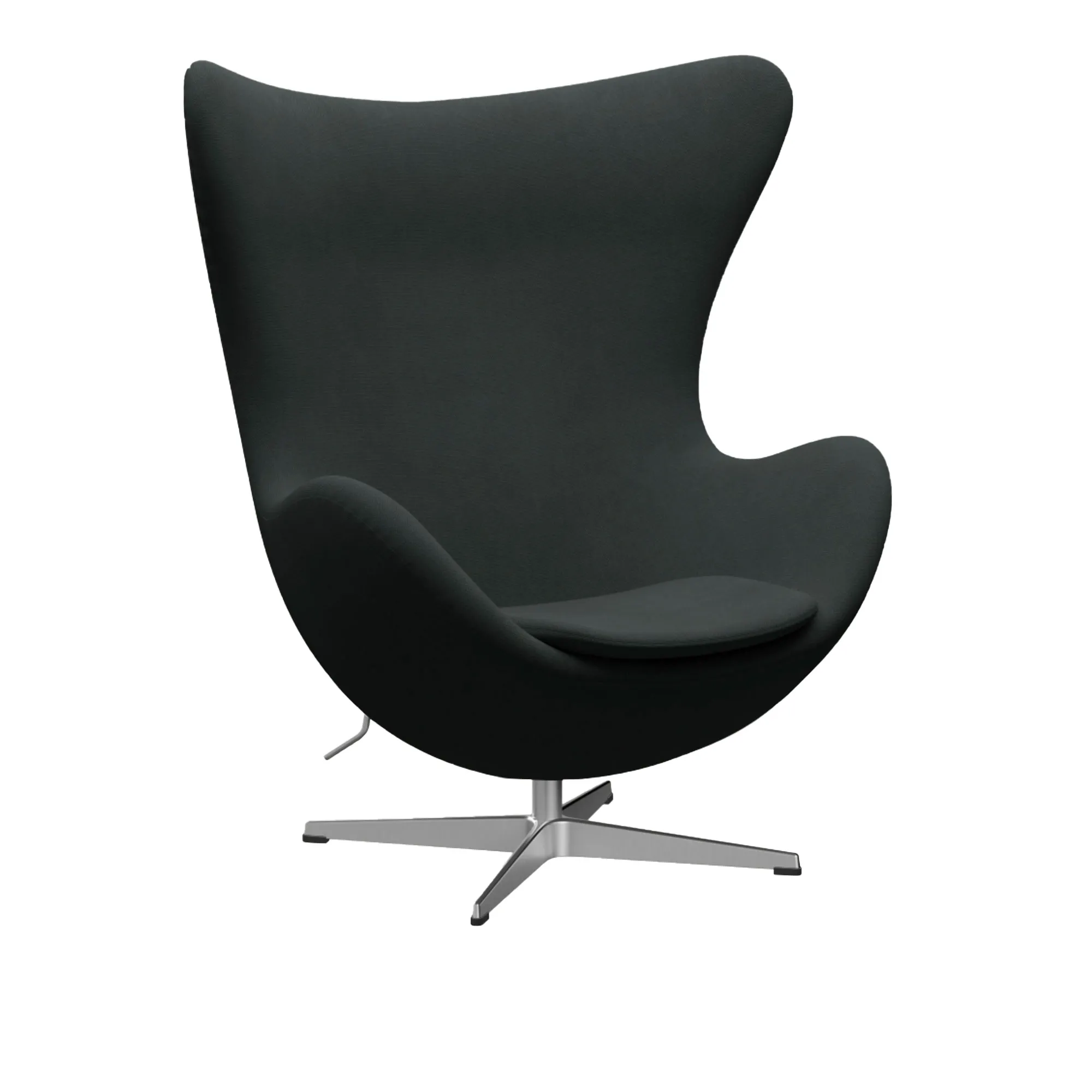 3316 Egg Lounge Chair Satin Polished - 1
