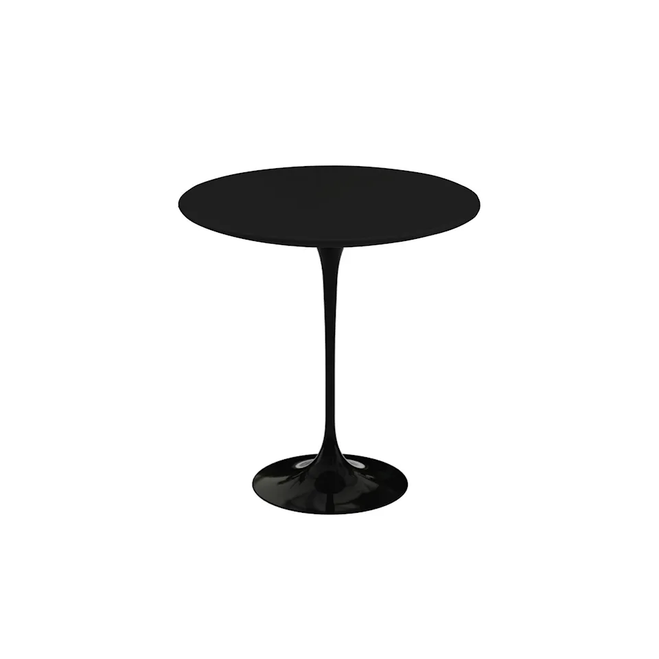 Saarinen Round sivupöytä Ø 51 cm Black