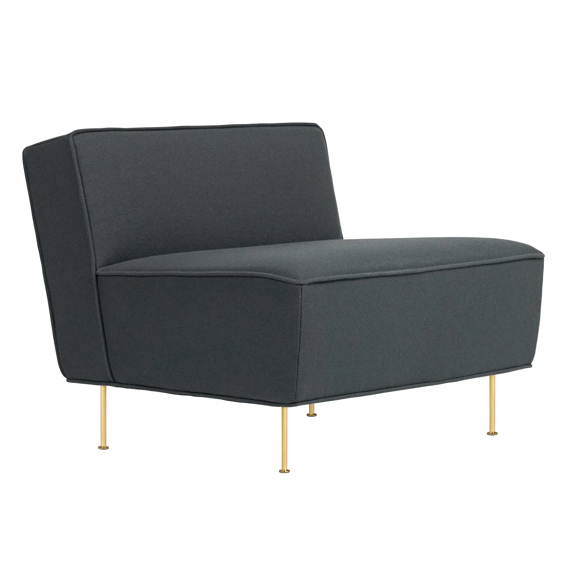 Modern Line Lounge Chair Low - Gubi - Greta Magnusson Grossman - NO GA