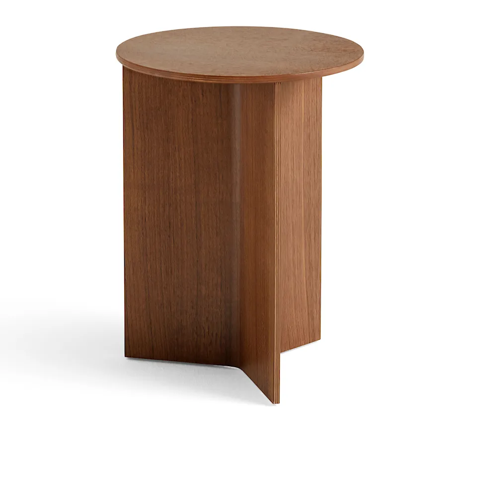 Slit Coffee Table Wood Round