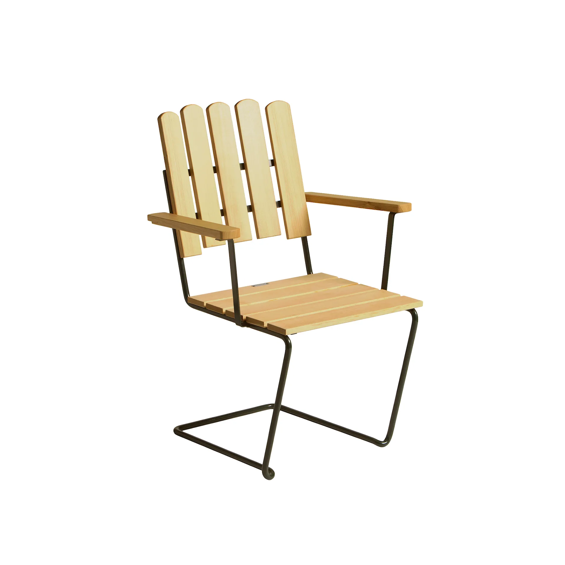 A2 armchair green frame - Grythyttan Stålmöbler - NO GA