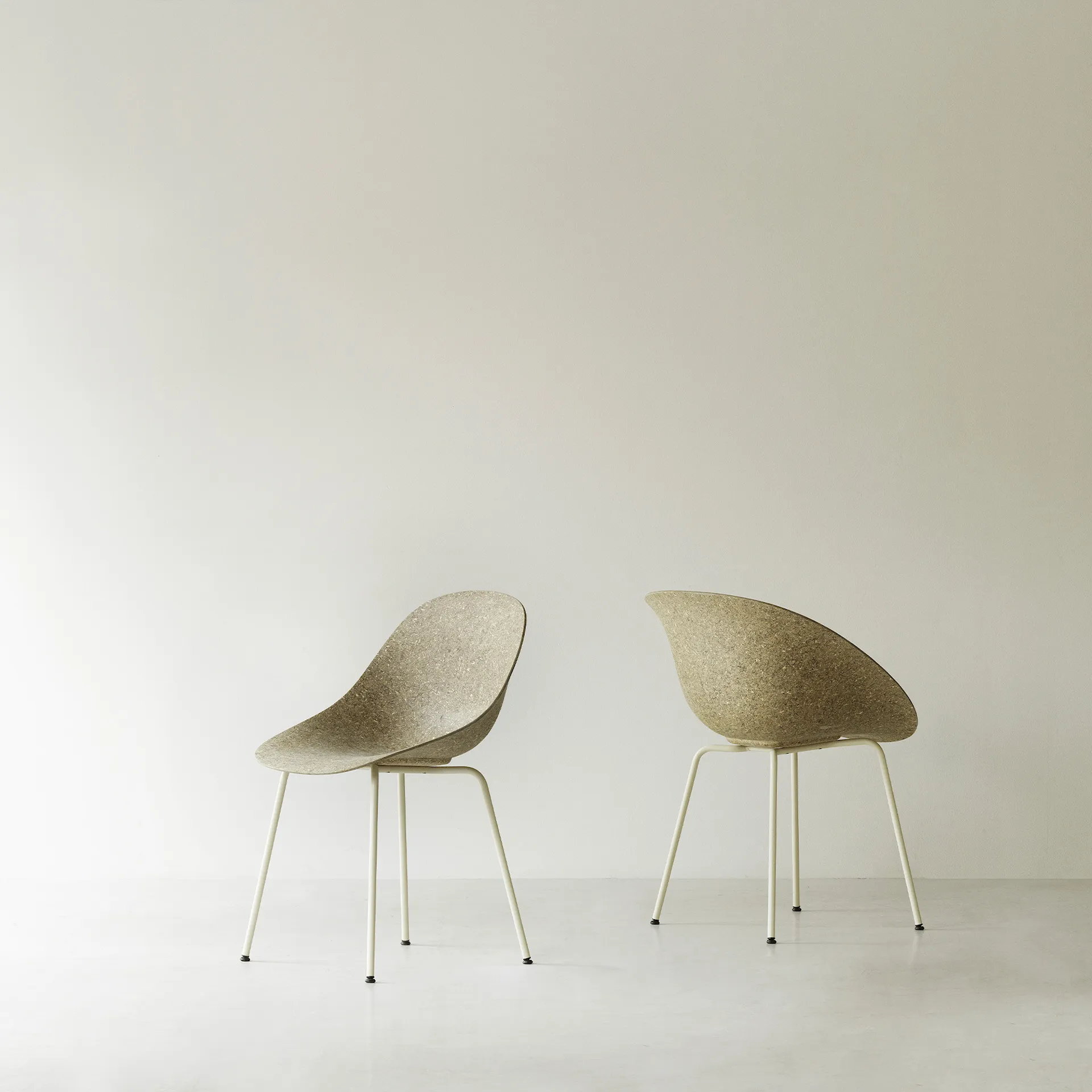 Mat Chair Cream Steel - Normann Copenhagen - NO GA