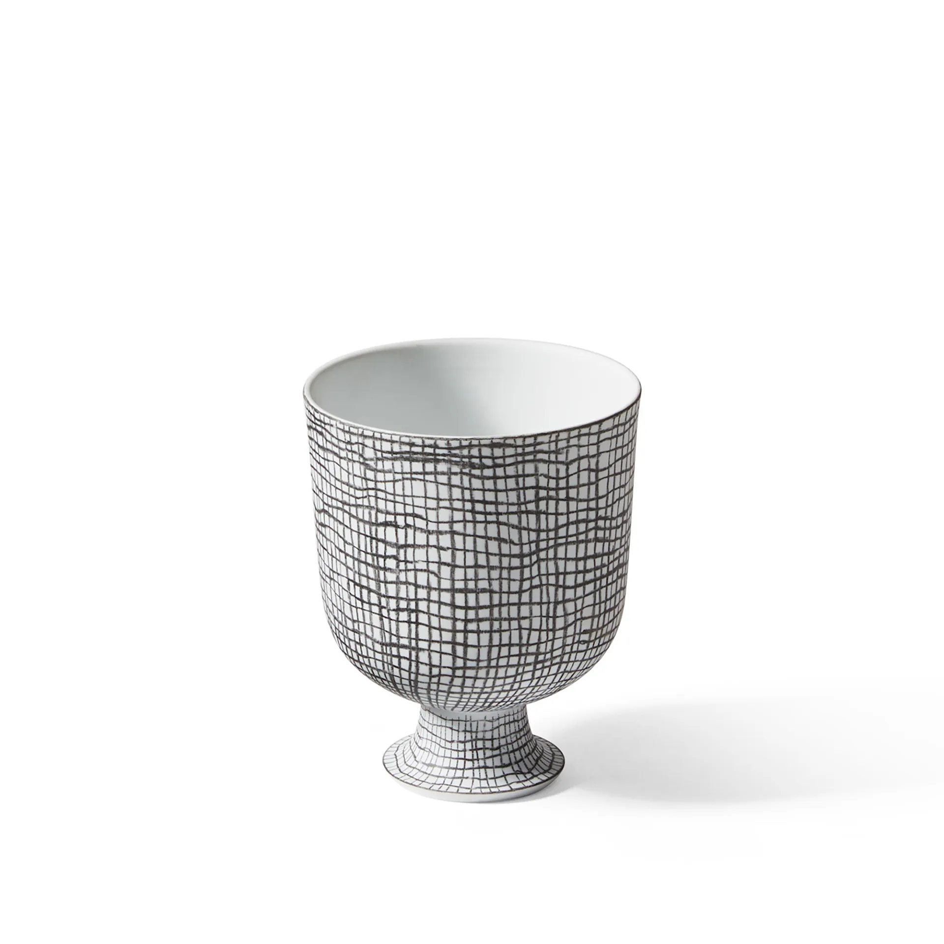 Post Scriptum Cachepot Vase - Small Black Mesh - Cassina - NO GA