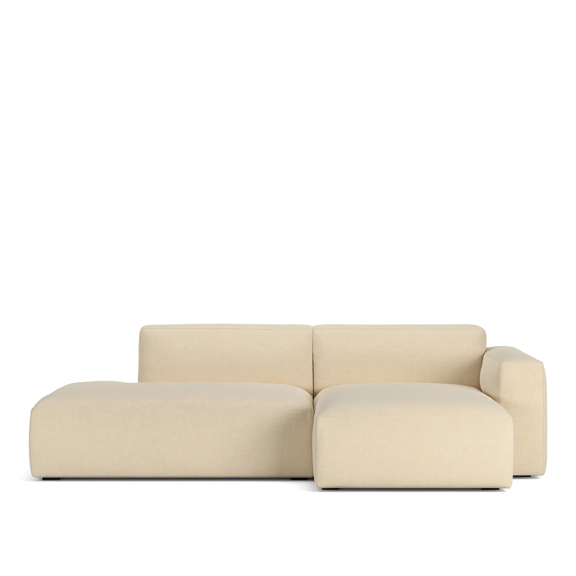 Brick 2-Seater Chaise Lounge Open End Left - 1