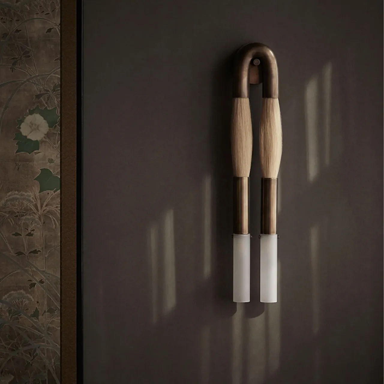 Horsehair : Sconce - Tarnished Silver/Palomino
