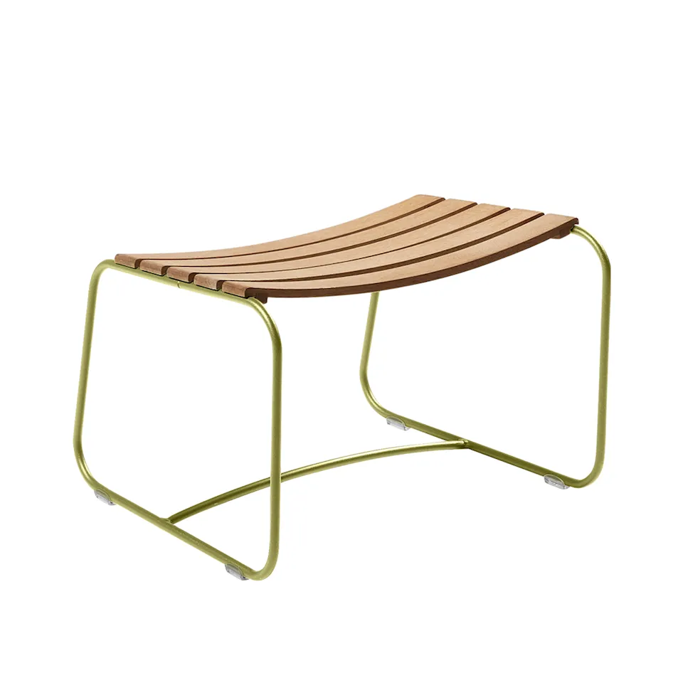 Surprising Teak Footrest, Cedar Green