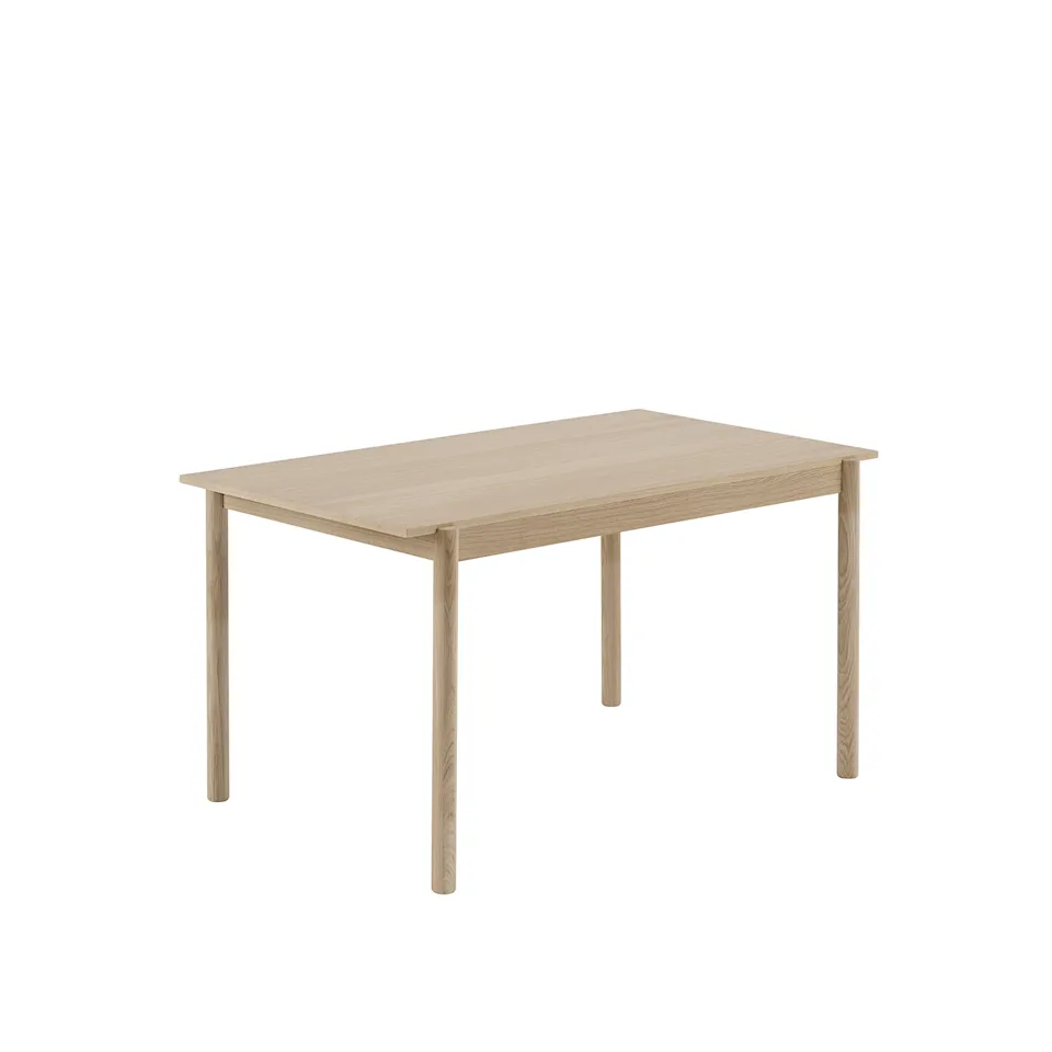 Linear Wood Table 140 cm, Oak