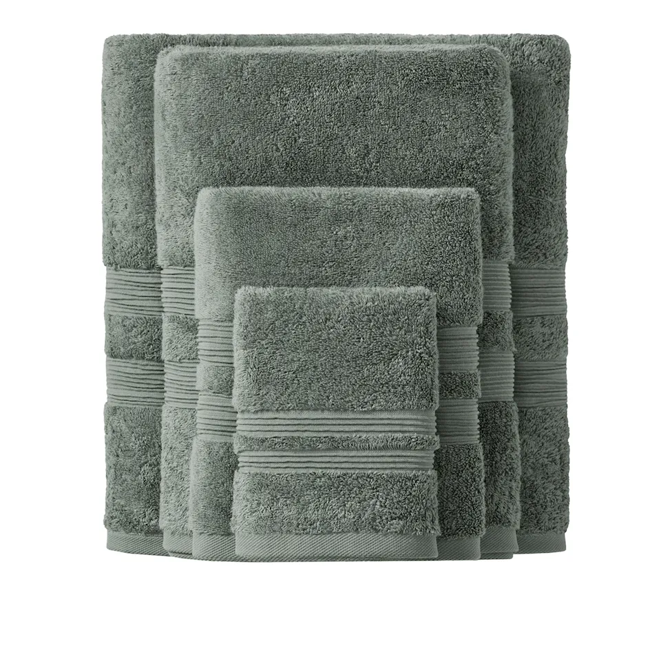 Fontana Grey/Green håndklæde