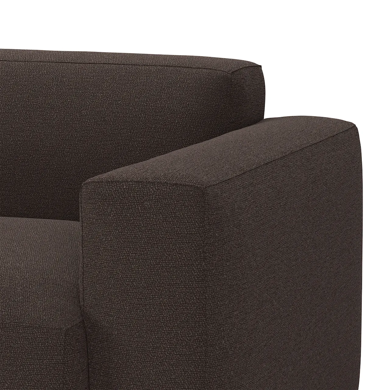 Brick 2-Seater Chaise Lounge Left