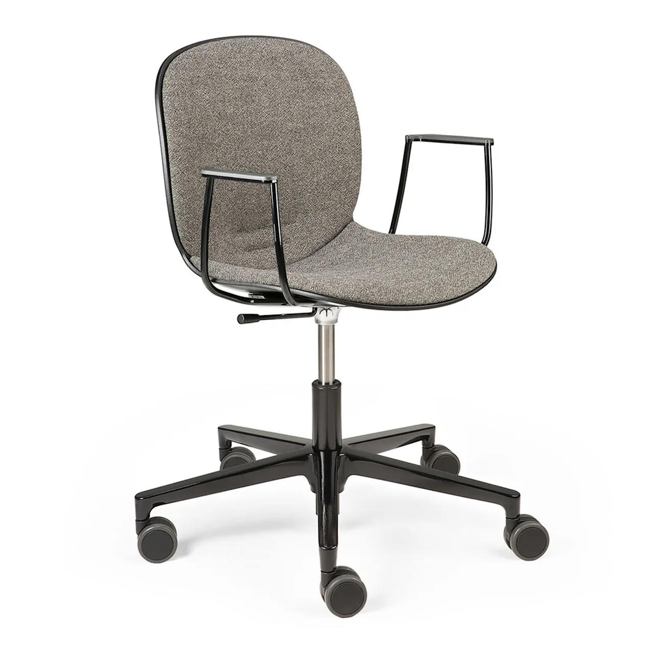 RBM Noor Office Chair With Armrest Grey