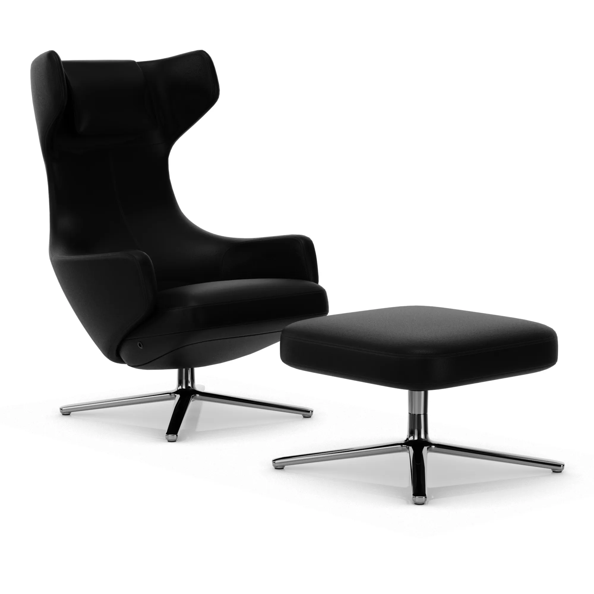 Grand Repos Armchair & Repos Ottoman Polished - 1
