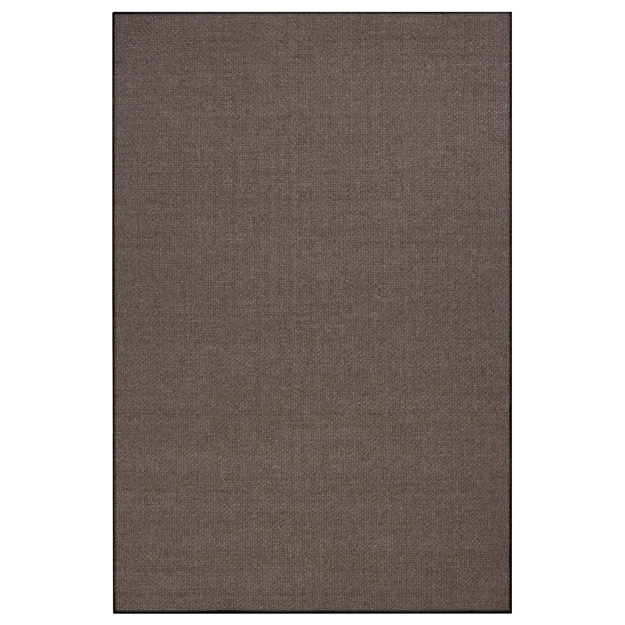 Zero Basket Brown Wool Rug - 1