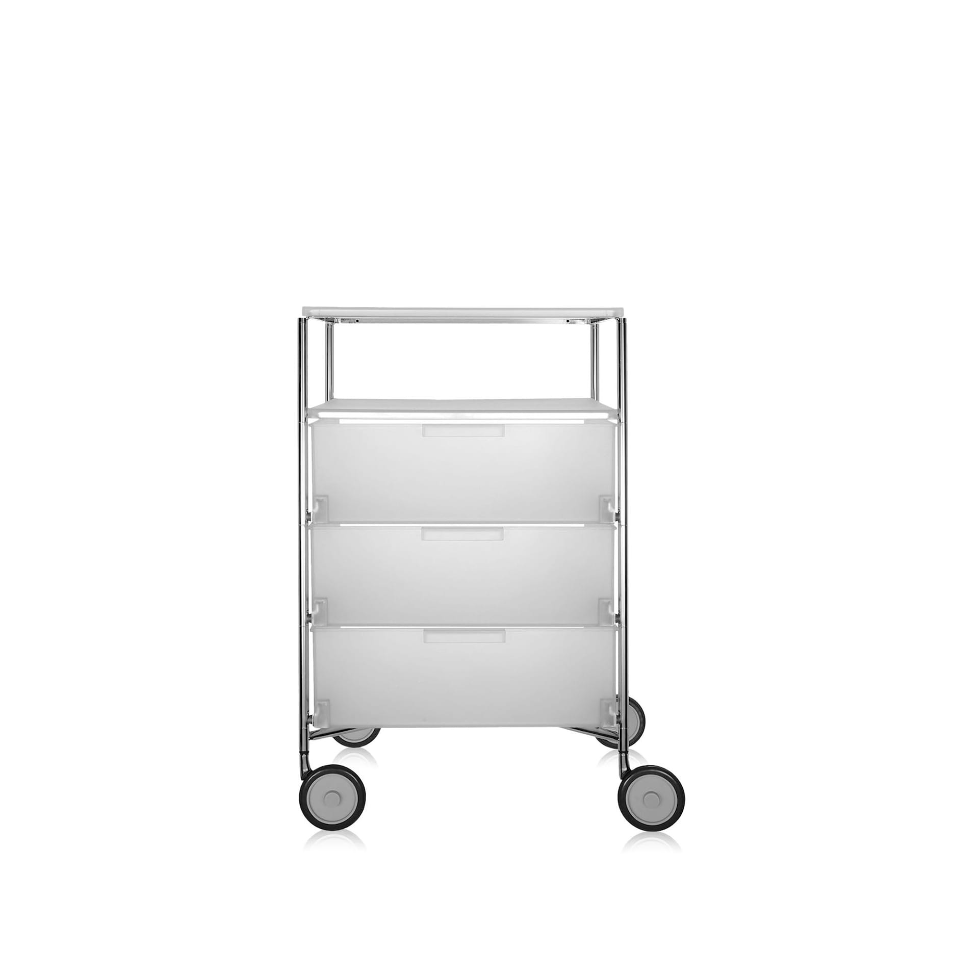 Mobil 3 Drawers / 1 Shelf with Wheels - Kartell - NO GA