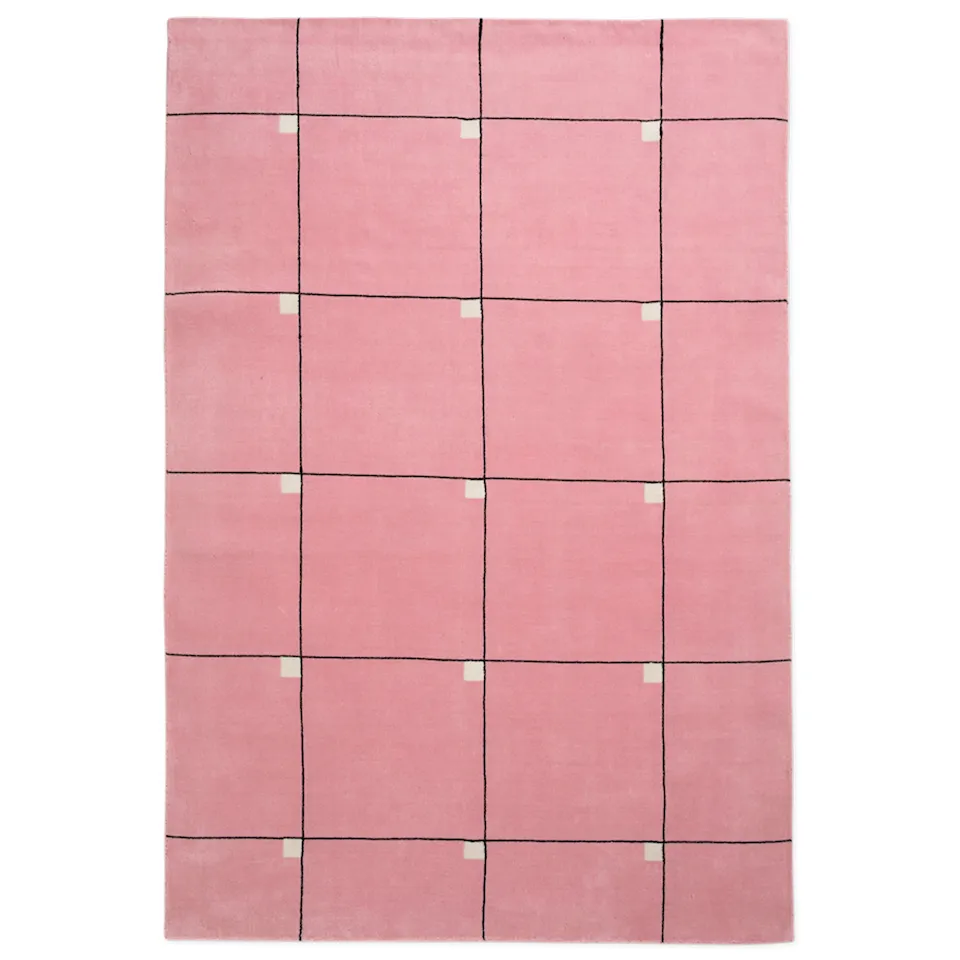 Modern Pink uldtæppe