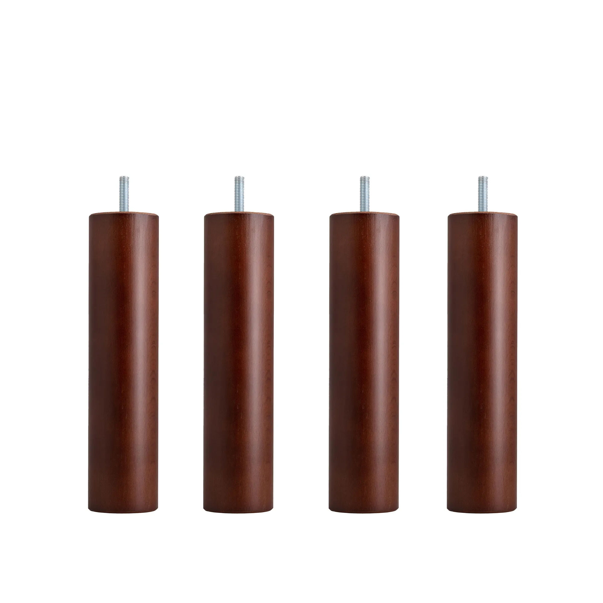 Dux SC bedpoten rond mahoniehout 4-pack - 1