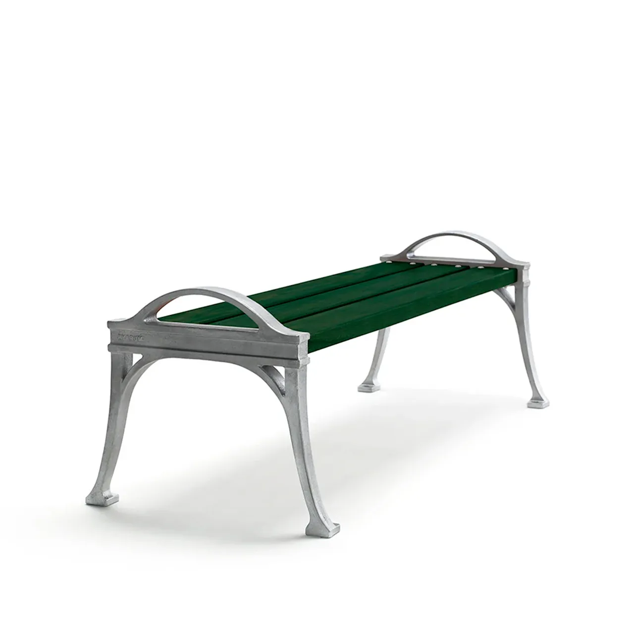 Bench Lessebo - Green Lacquered Pine Wood/Nature