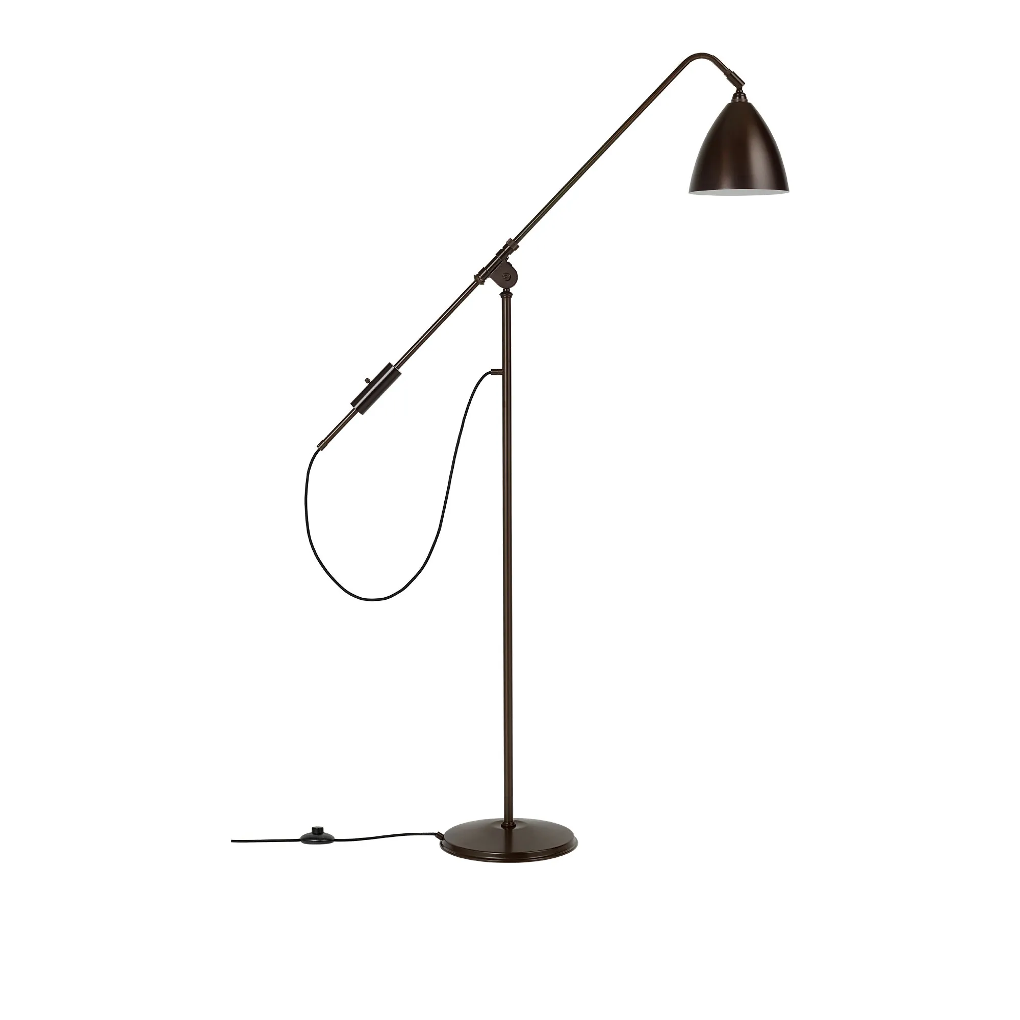 Bestlite BL4 vloerlamp zwart messing - 1