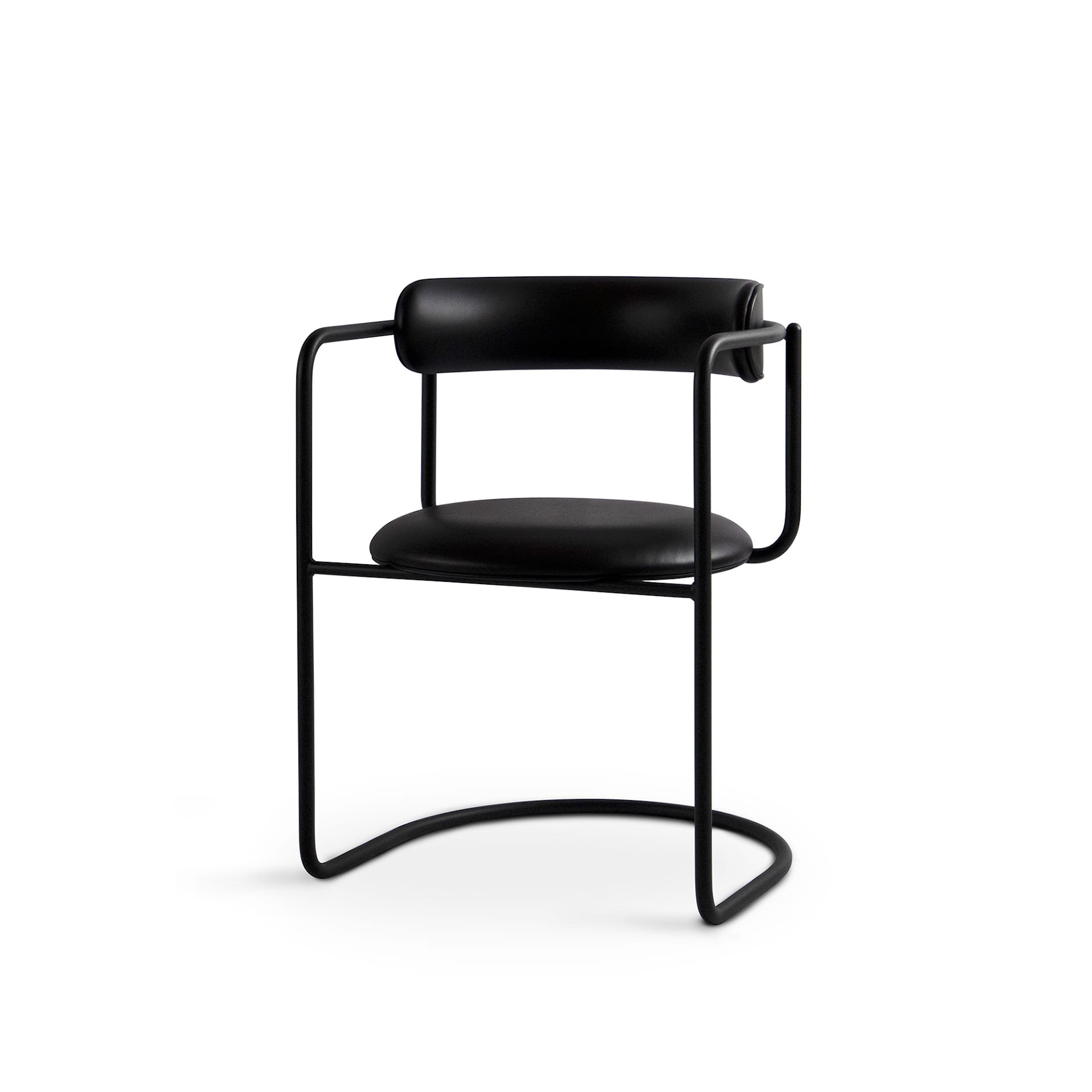 FF Cantilever Chair Rounded Black Legs - Friends & Founders - NO GA