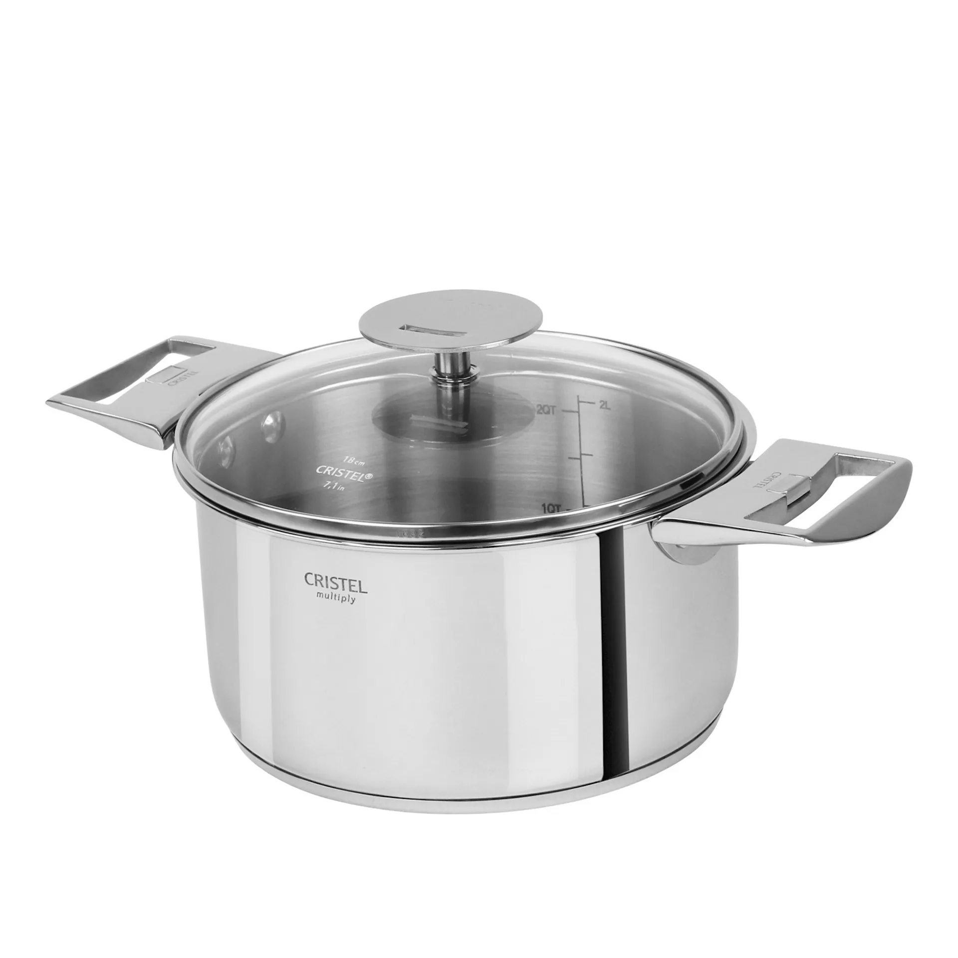 Casteline Removable Saucepan & Platine Lid - CRISTEL - NO GA