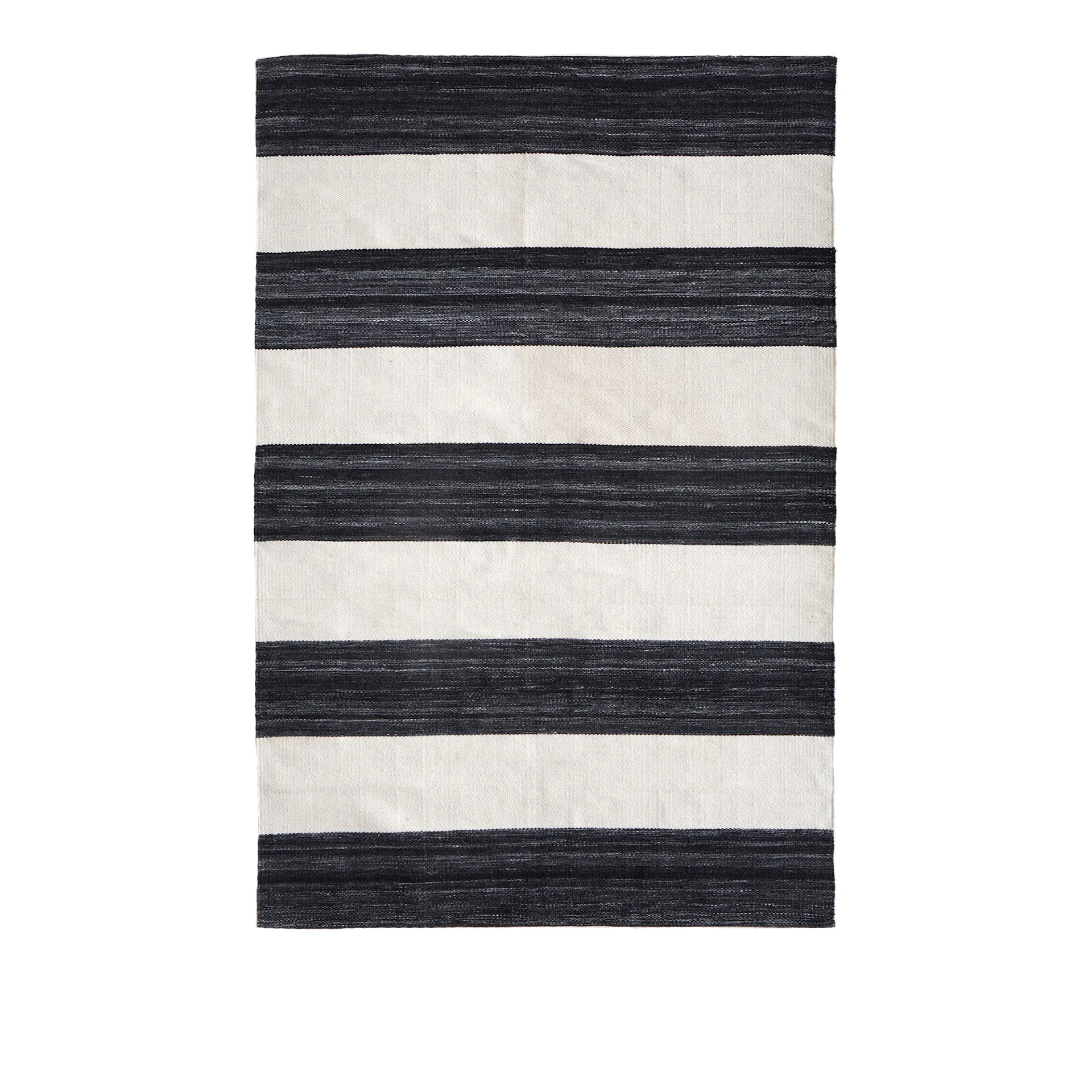 Outdoor Stripe Matta - Black/White - Nordiska Galleriet Rugs - NO GA