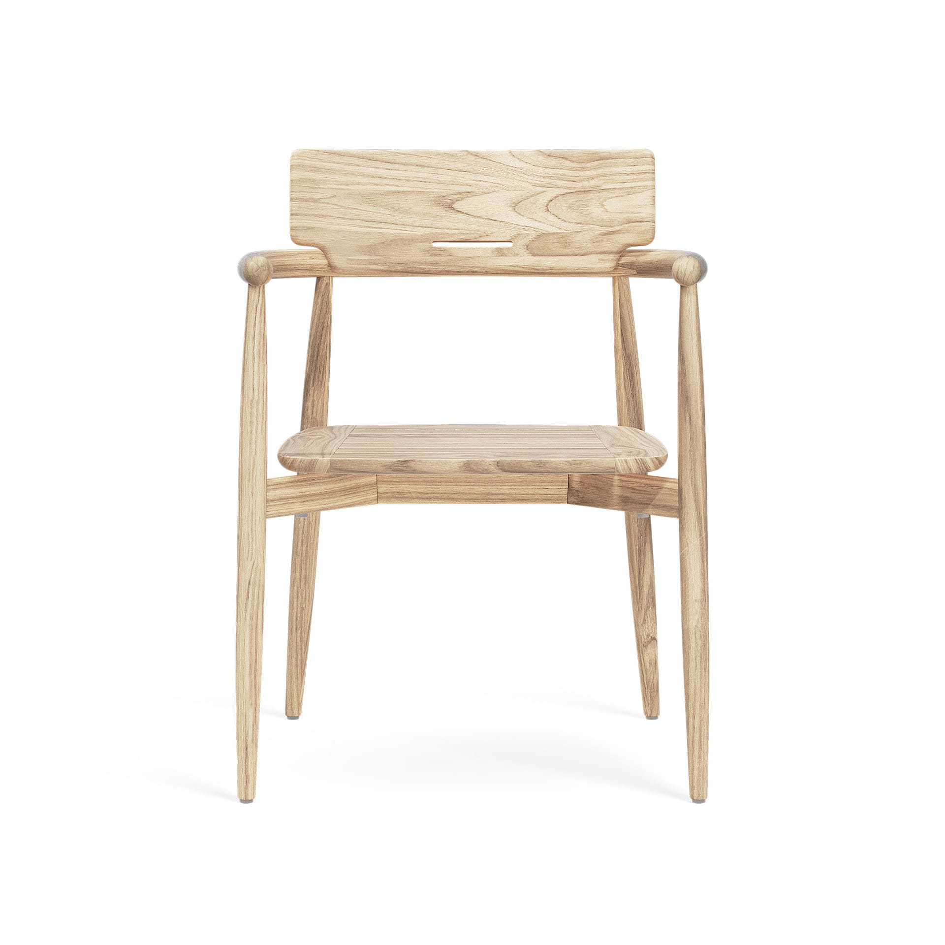 E008 Embrace Outdoor Series Chair, Ubehandlet teak - Carl Hansen - NO GA