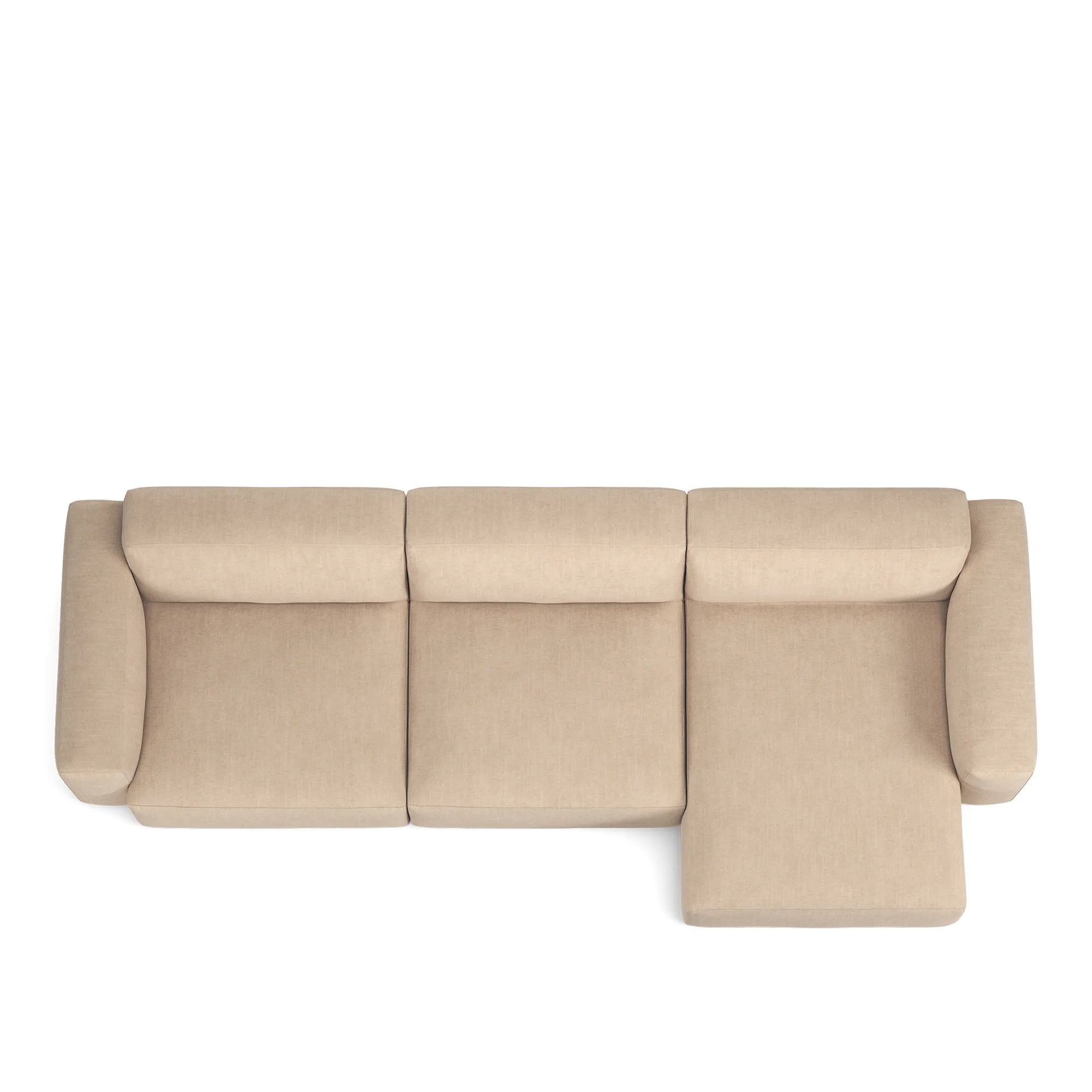 Brick 3-personers sofa chaiselong højre - 8