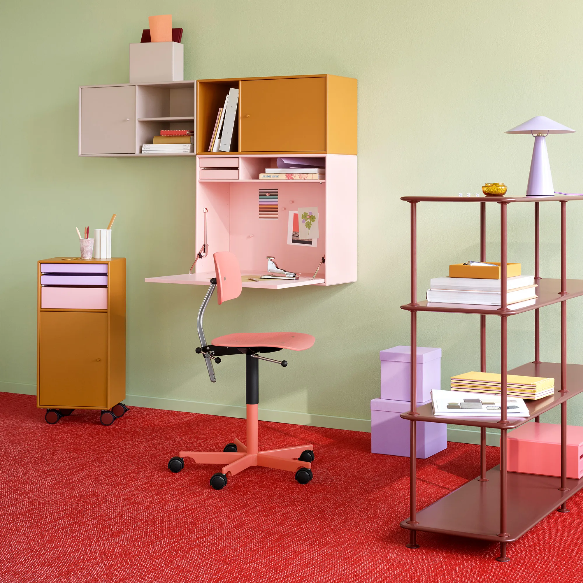 Montana Selection Studio Secretary Desk - 8