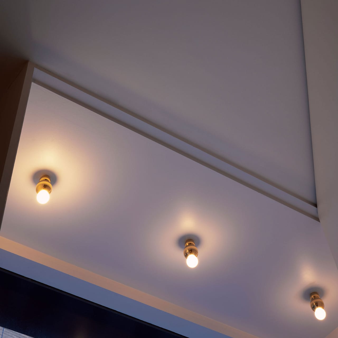 Ball Light Ceiling Polished Brass