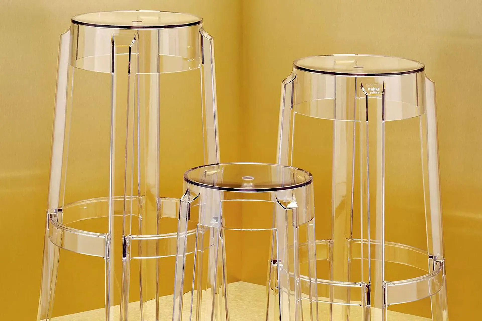 Charles Ghost Stool - Kartell - Philippe Starck - NO GA