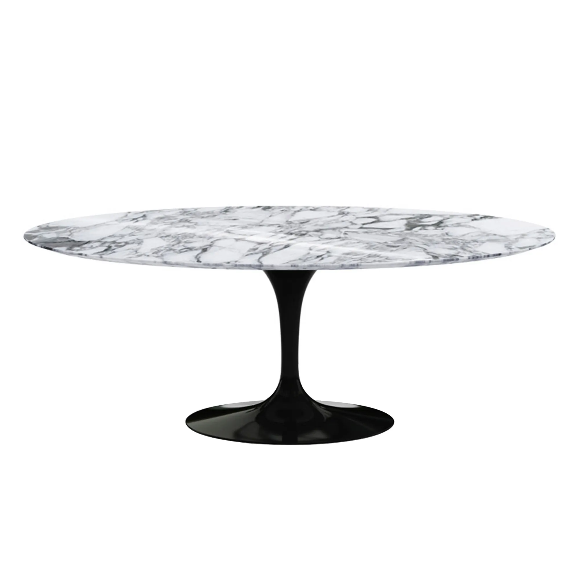 Saarinen Oval ruokapöytä 198 cm Black - 1