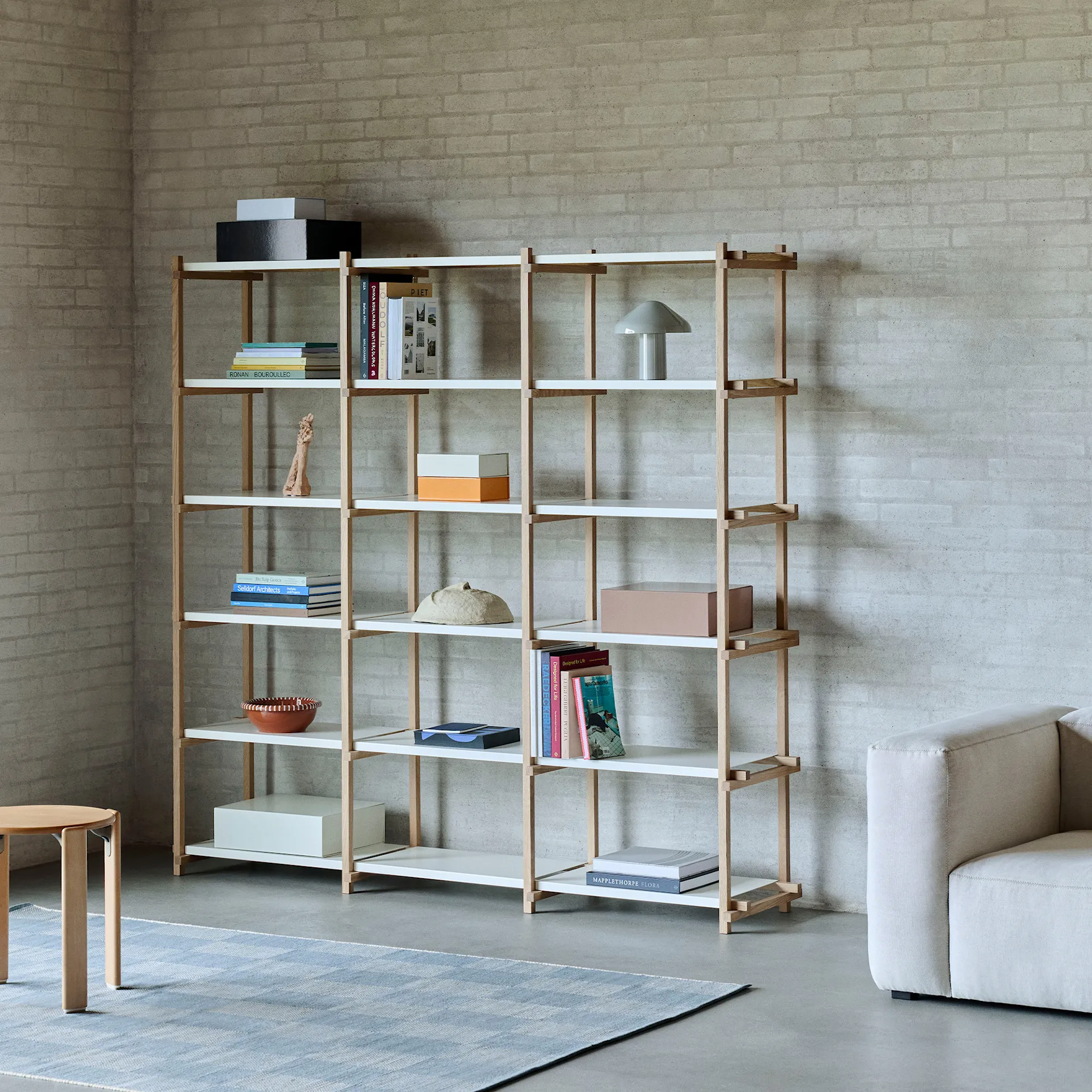 Woody Column Bookcase - HAY - NO GA