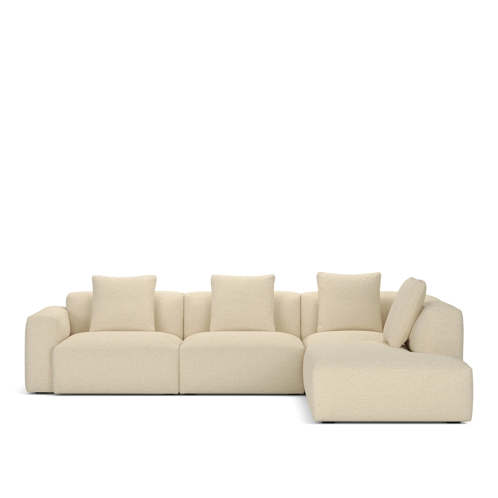 Brick 4-Seater Corner Open End Right - 11