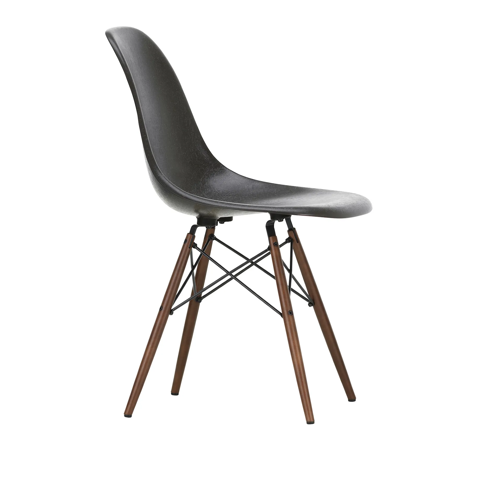 Eames Fiberglass Chair DSW Dark Maple - Vitra - Charles & Ray Eames - NO GA