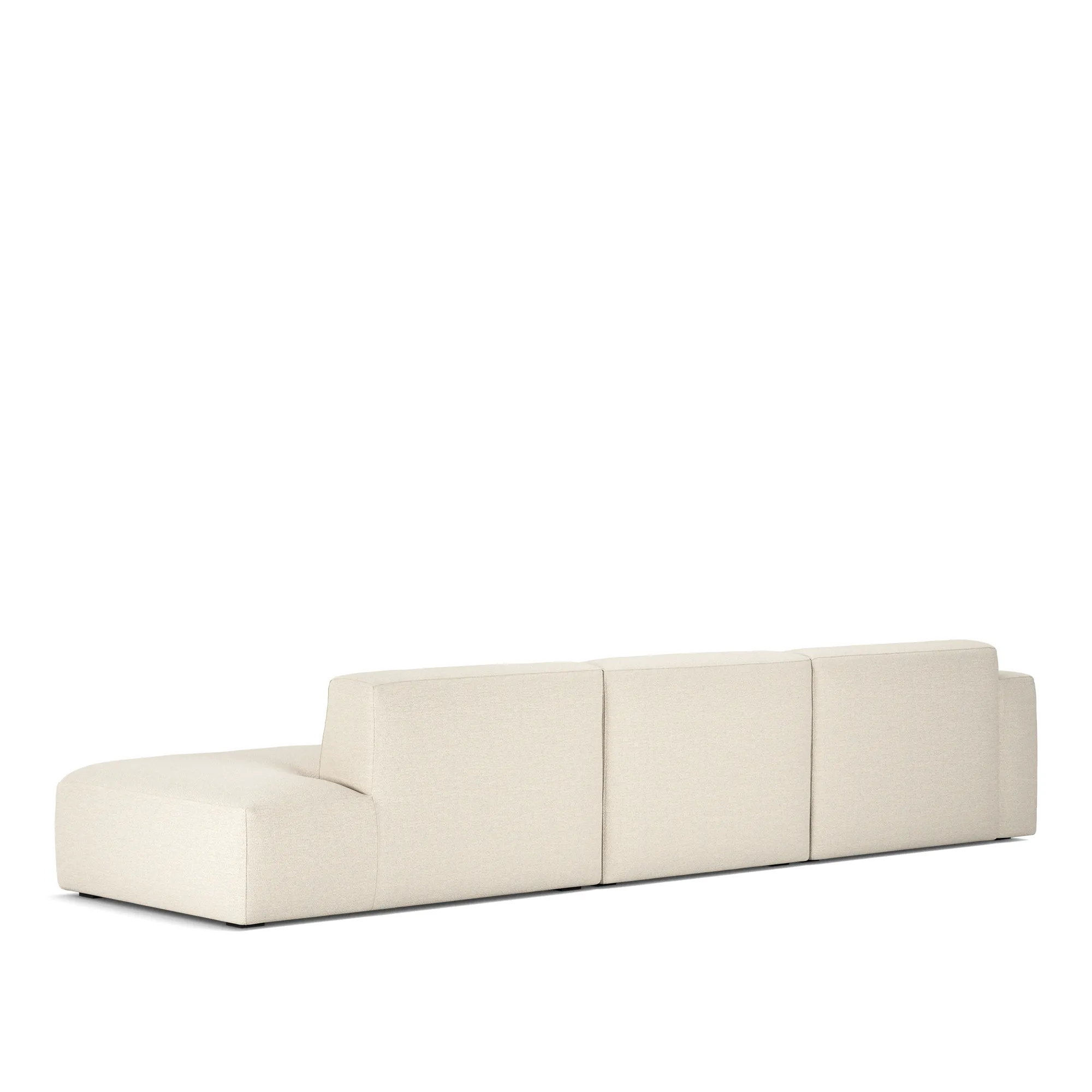Brick 3-Seater Chaise Lounge Open End Right - 7