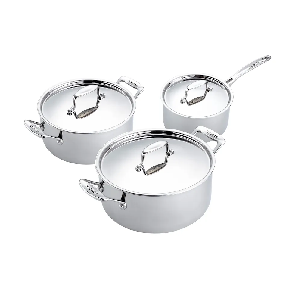 FUSION Casserole set 3 parts Casserole 1.9 L, Casserole 3.7 L and 5 L