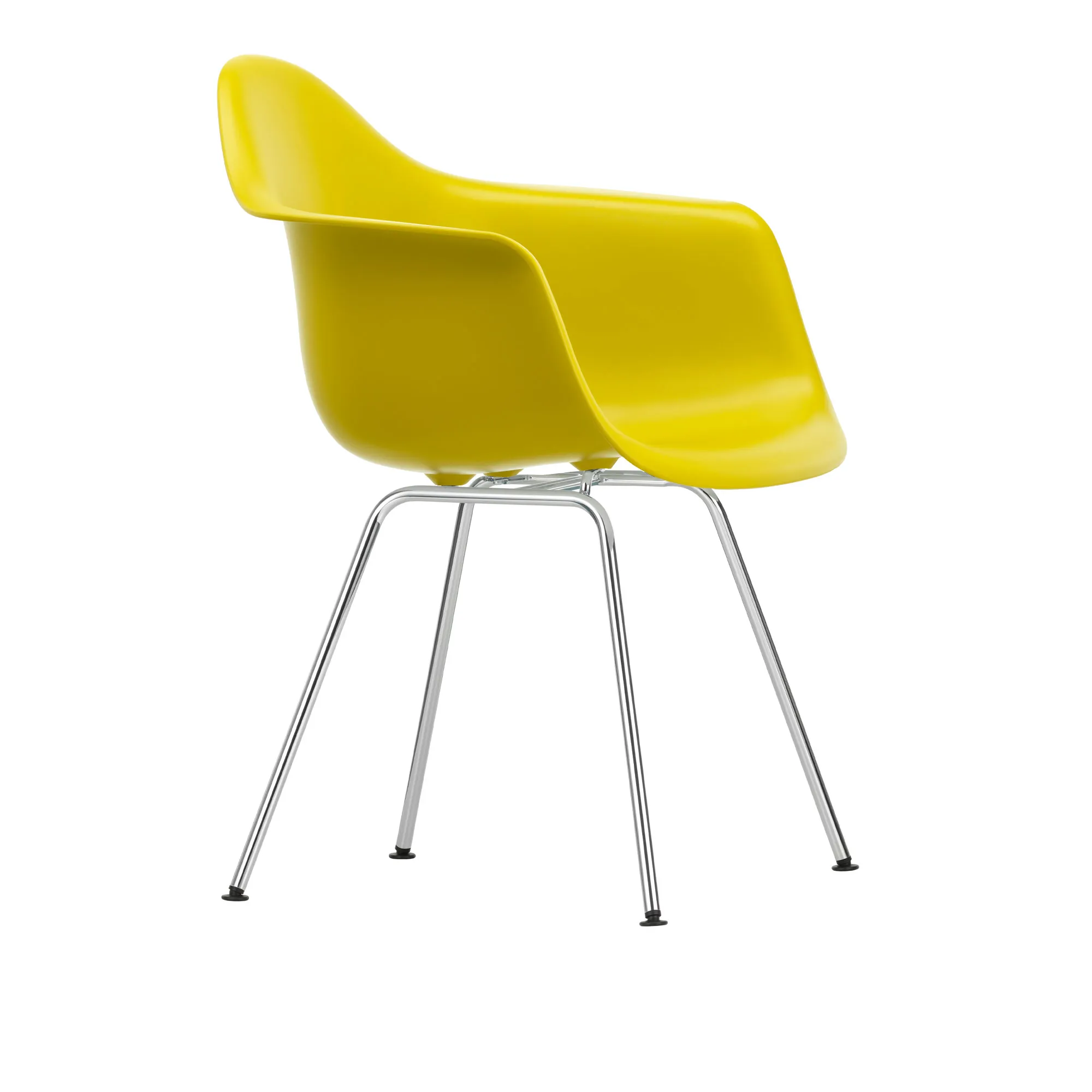Eames RE Plastic Armchair DAX spisestuestol Chrome - 1