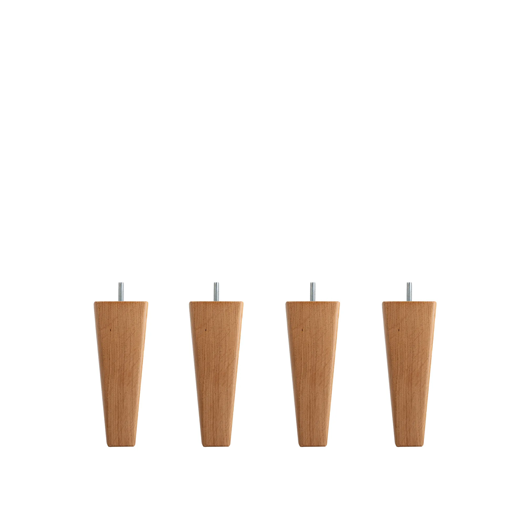 DUX SC bedpoten conisch eiken 4-pack - 1