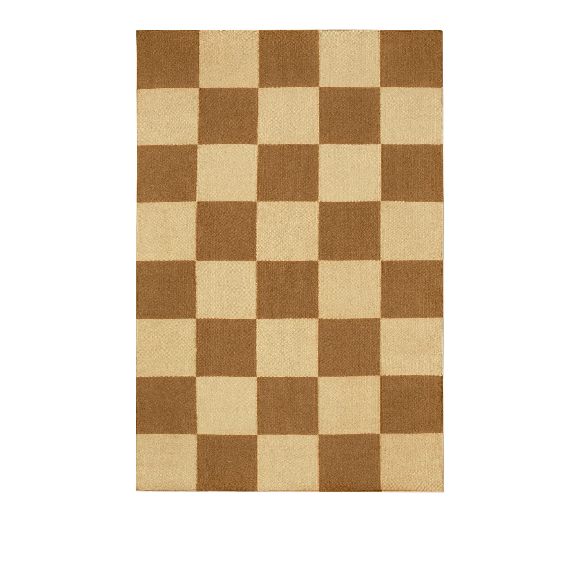 Square Leo/Yellow Wool Rug