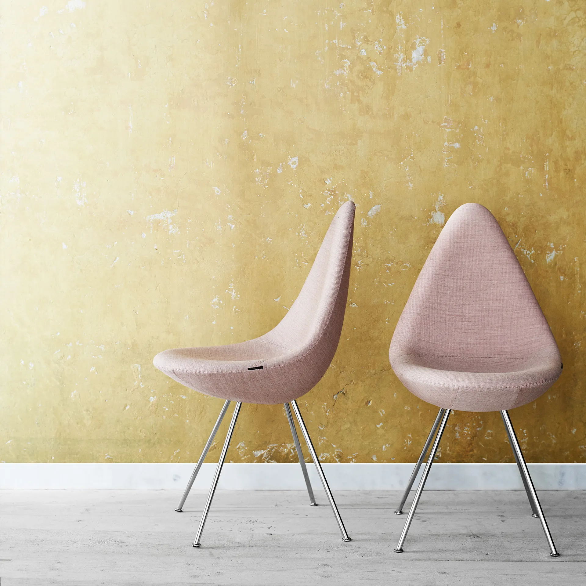 3110 Drop Chair Upholstered - Fritz Hansen - Arne Jacobsen - NO GA